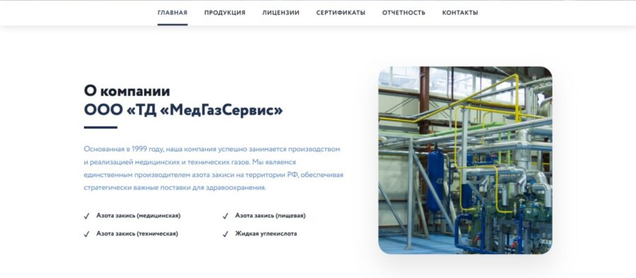 MedGazService — Bilingual B2B Site